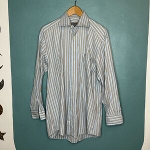 Hickey Freeman for Nordstrom Dress Shirt 16-32 M-L Classy Shirt